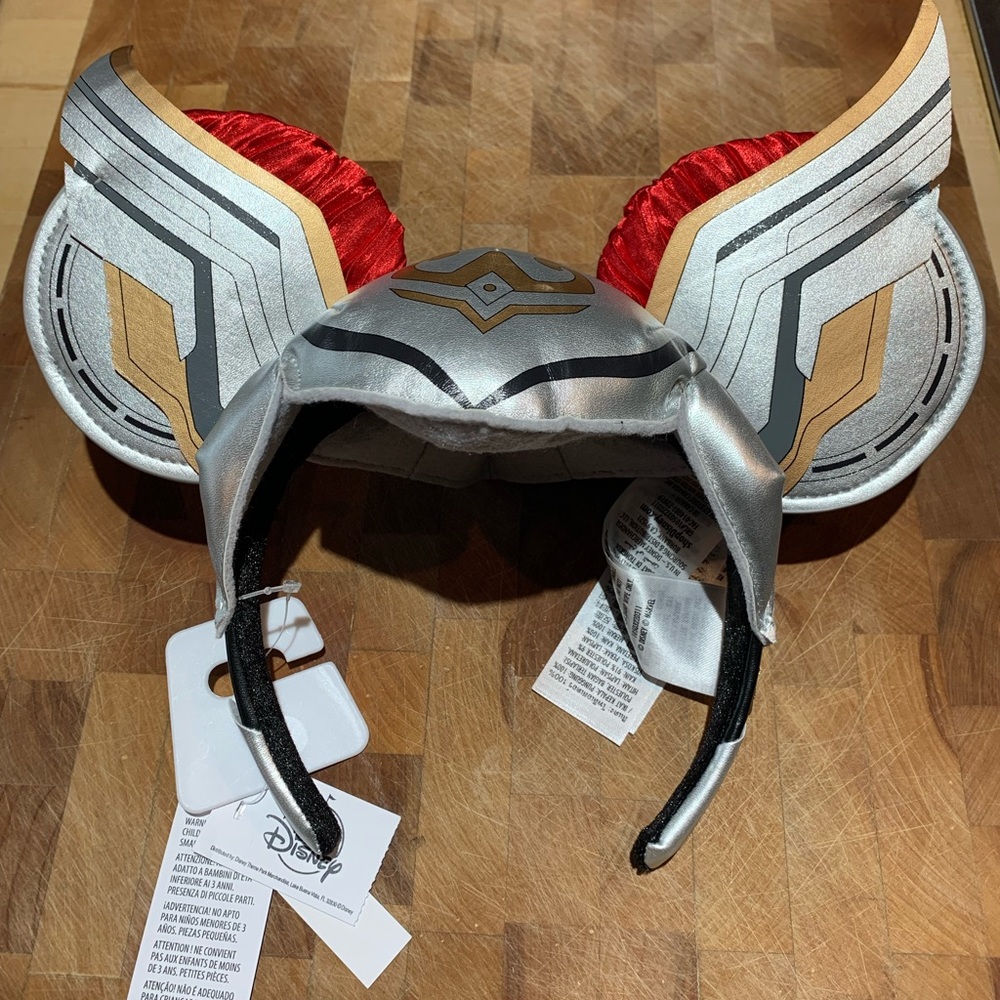 Disney Silver and Red Winged Headband